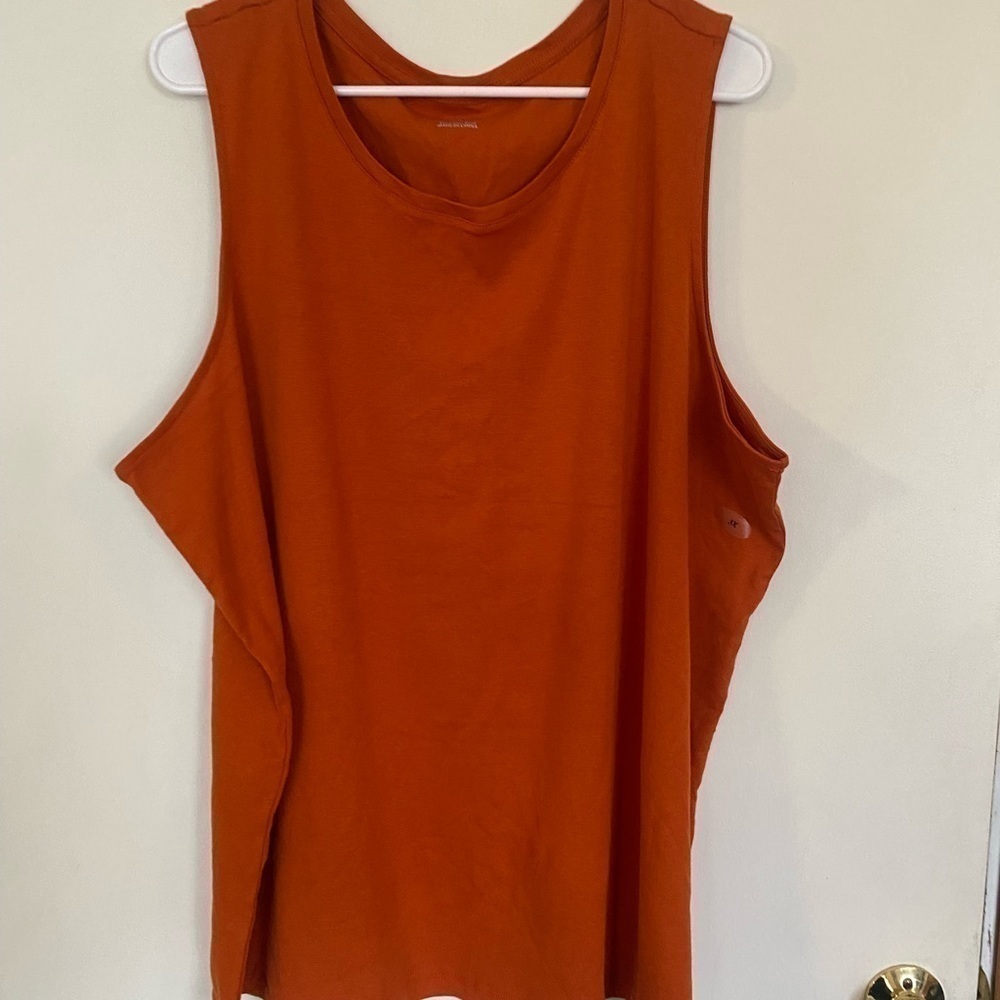 New CJ Banks ladies 3X burnt orange tank
